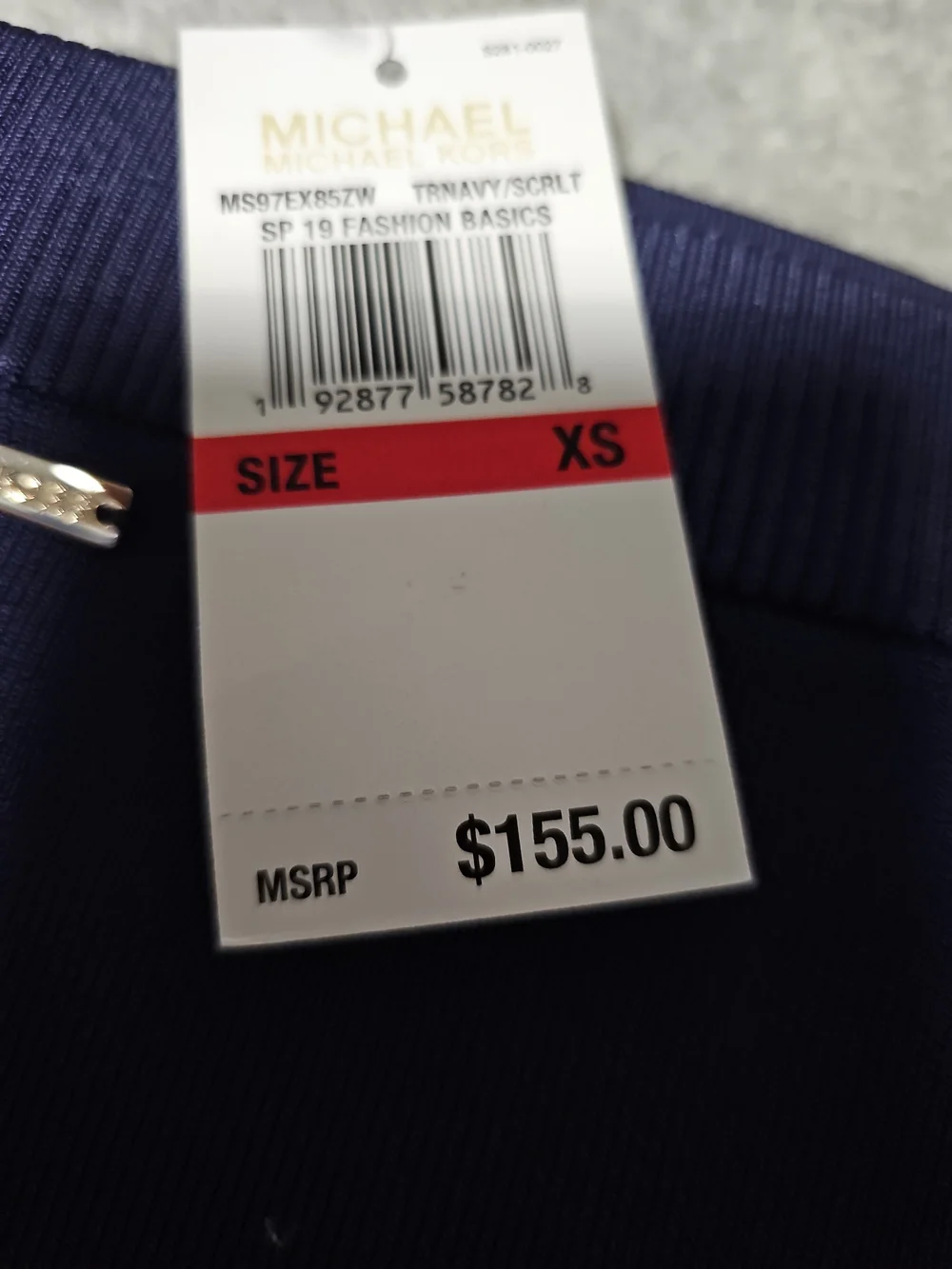 Michael Kors XS Logo Tape Stretch Viscose Skirt - XS - New Old Stock